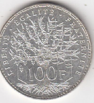 Beschrijving: 100 Francs  PANTHEON